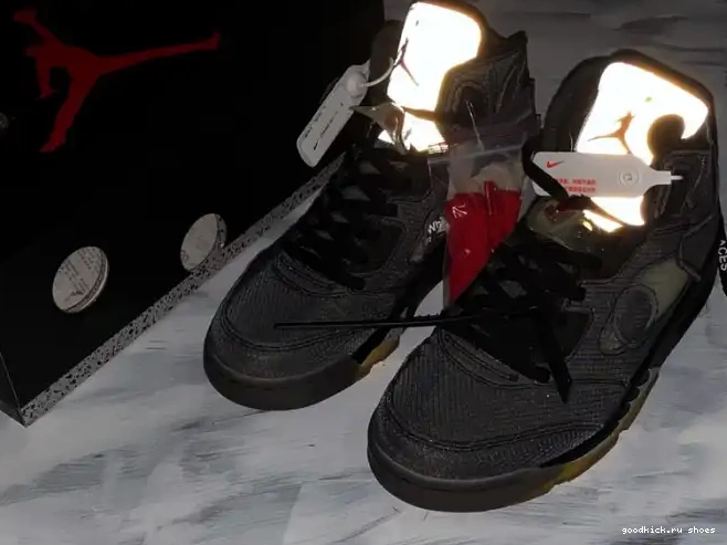 Air CT8480-001 Jordan 5 Off-White x Black 0505